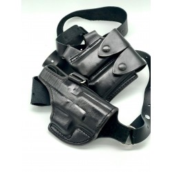 Glock 19 Shoulder Rig Black