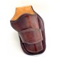 Cowboy Style Single Action Leather Holster Russet Brown